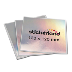 Square Holographic-Like Stickers