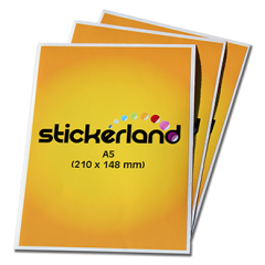 A-format klistermærker (ex A4)