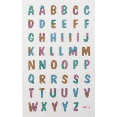 Glitter Alphabet Letter Stickers