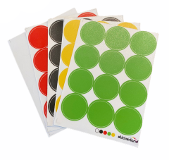 Colored Floor Dots - With Special Floor Lamination