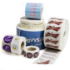 Flex Labels on Rolls - Pantone Colors