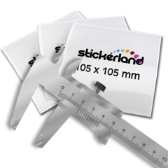 Custom-Size Transparent Stickers in Full Color (CMYK)