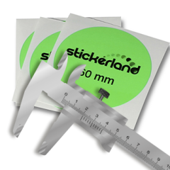 Neon Stickers Custom Size CMYK