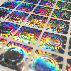 Eggshell Hologram Stickers