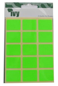 Fluorescent green stickers