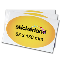 Ovale klistermærker 