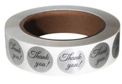 Silver Labels on Roll PP - Digitally Printed CMYK