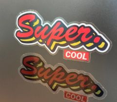 Transparent Stickers with White Printing