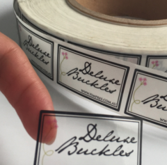 Transparent Stickers on Rolls - Flexo Print