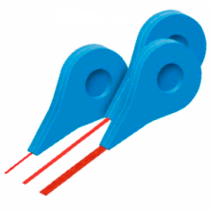 Whiteboard tape rød 3mm